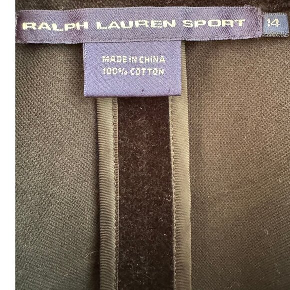 Ralph Lauren Sport Velvet Blazer Sz 14 - Picture 3 of 6
